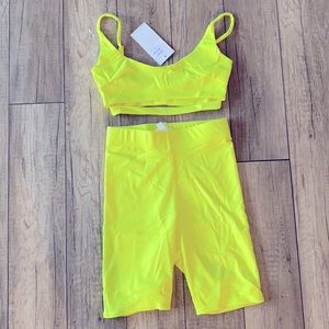 Hot girl summer biker shirt and crop set